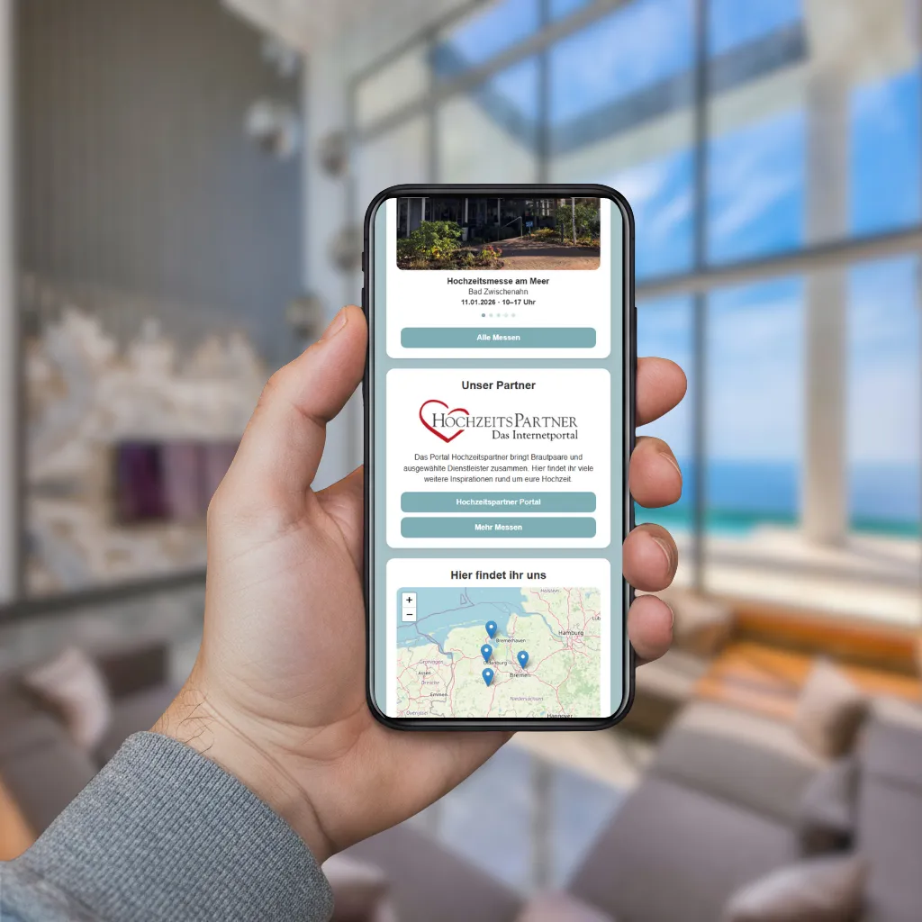 LinkCard Mockup auf Smartphone